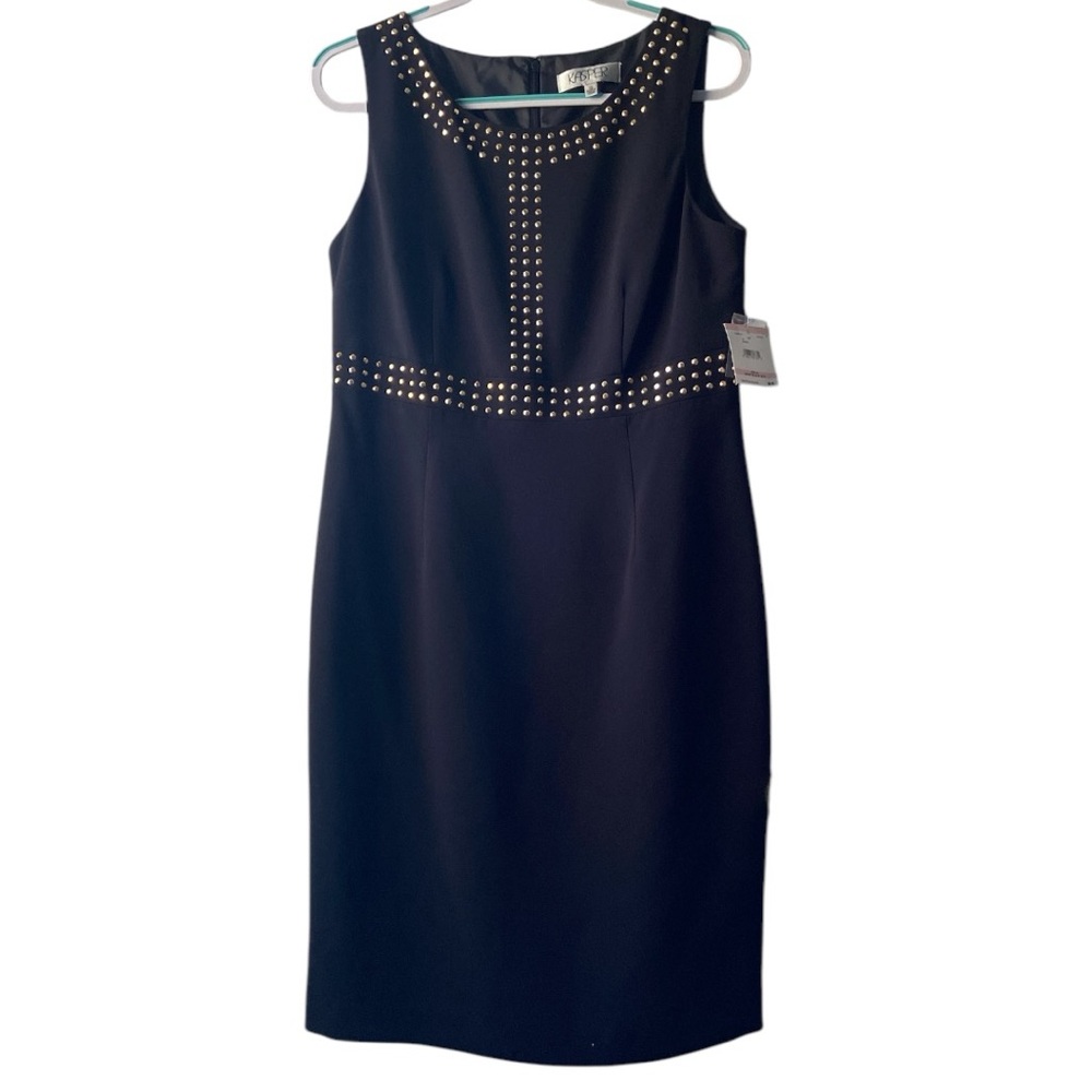 KASPER WOMEN’S BLACK SLEEVELESS DRESS SIZE 10